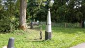 Grenspaal 164 met GPS