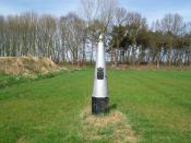 In een weiland