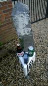 op de grens